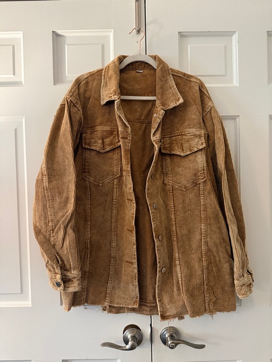 Jackets & Blazers - women’s Corduroy Jacket in Brown - Classic Casual Coat
